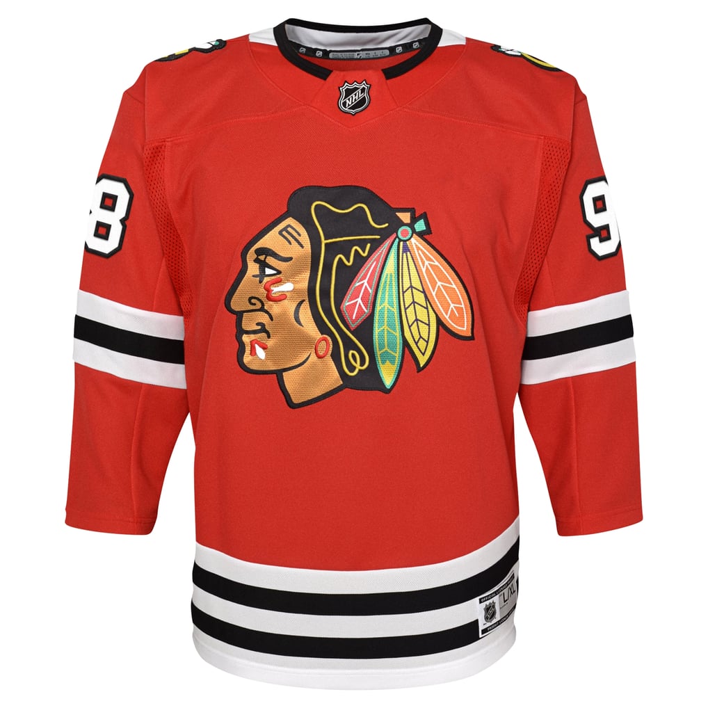 Youth Chicago Blackhawks Connor Bedard Red Home Premier Player Jersey